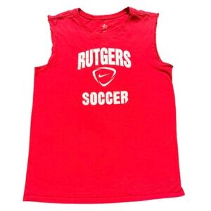 Nike Rutgers Scarlet Knights Soccer Sleeveless Tee – Red